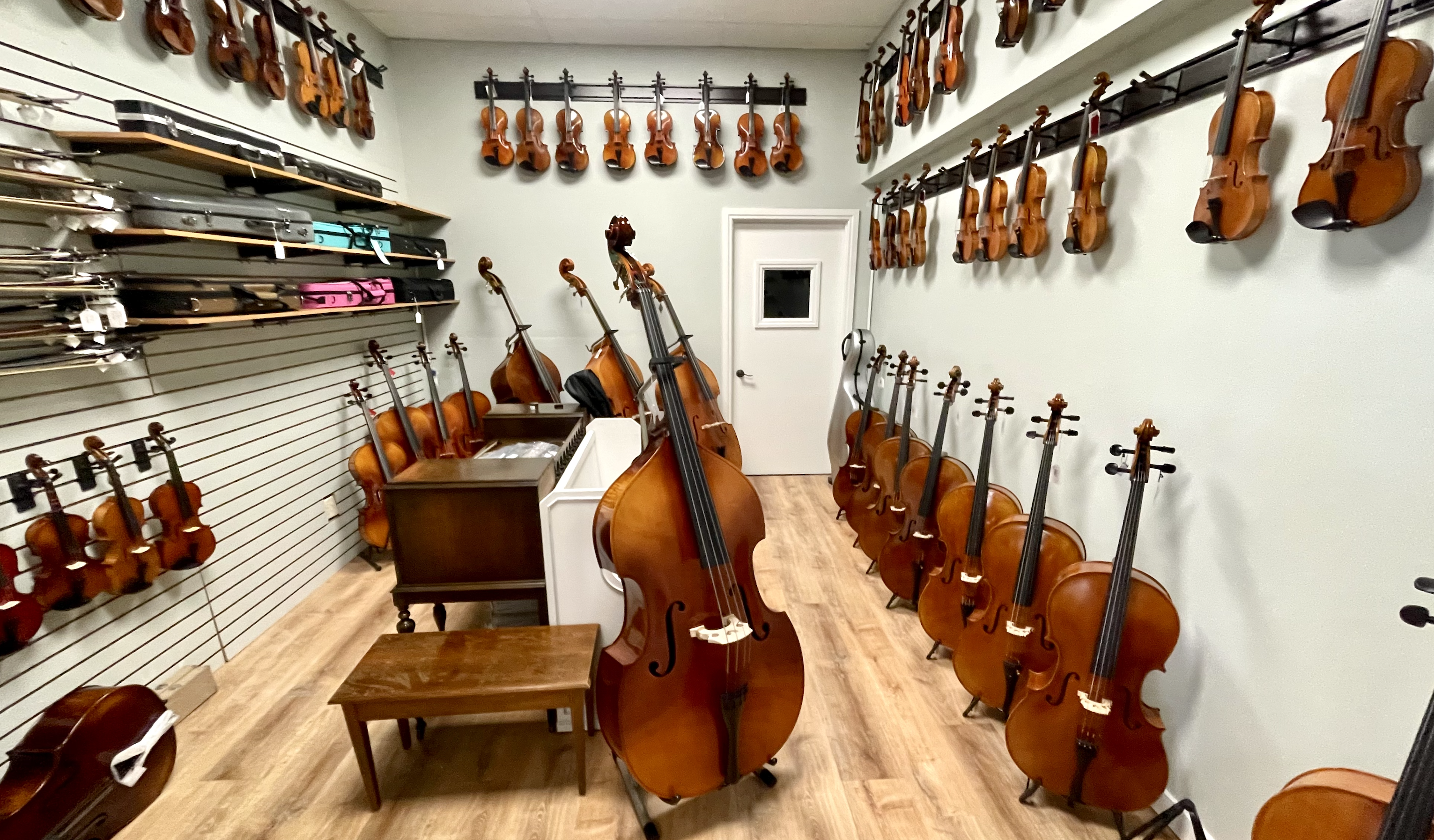 Violin Showroom at Piano Gallery Idaho Falls
